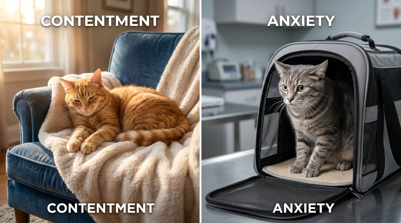 Why Do Cats Knead? Feline Comfort Signals vs. Stress Responses