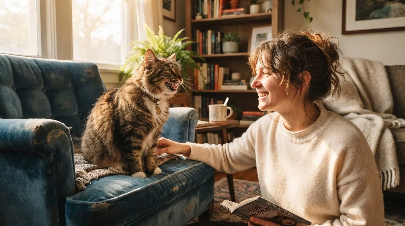 Why Do Adult Cats Meow at Human But Not at Other Cats?